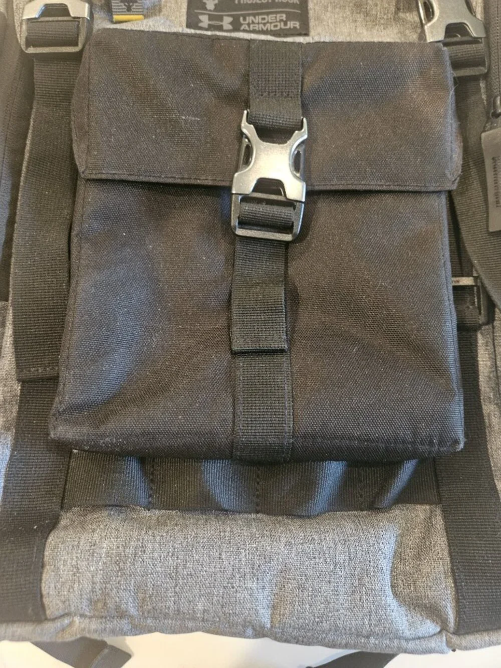 Under Armour Gray and Black Tactical Backpack